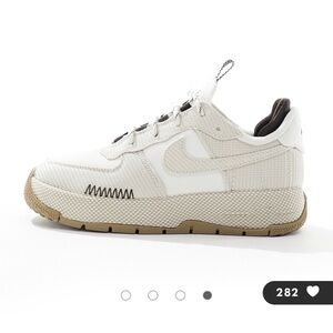 Nike Women's Athletic Shoes in White and Tan